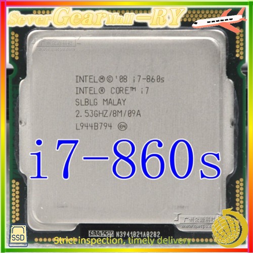 Processore intel core 860s - processore,